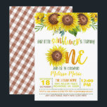 Notre petit tournesol a UN an Invitation<br><div class="desc">La façon parfaite de célébrer cet anniversaire spécial !</div>