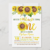 Notre petit tournesol tourne une invitation (Devant)