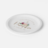 Notre petite assiette Citrouille (Angle)