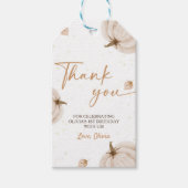 Notre petite citrouille anniversaire étiquette de  (Devant)