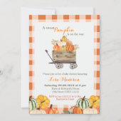 Notre petite citrouille est en route Invitation Ba (Devant)