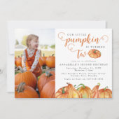 Notre Petite Citrouille Invitation de fête du 2e a (Devant)