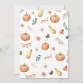 Notre Petite Citrouille Invitation du 2e anniversa (Dos)