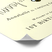 Notre Petite Fille d'Abeille Hunny Affiche de bien (Coin)