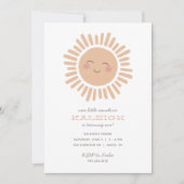 Notre Petite Fille Sunshine Invitation Anniversair (Devant)