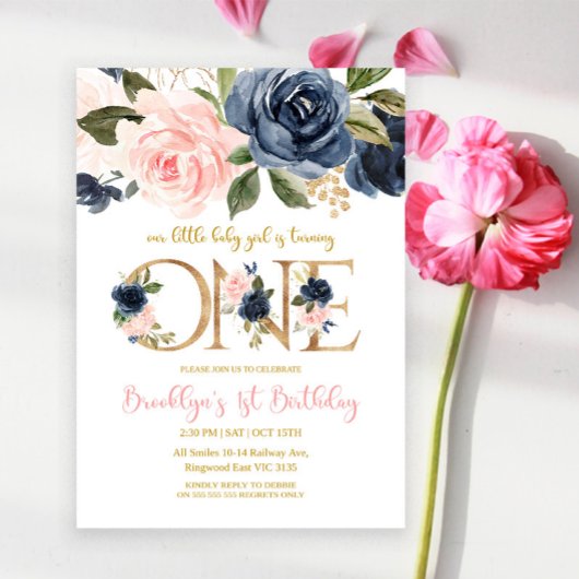 Notre petite fille va lancer une invitation