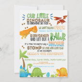 Notre Petite Invitation Anniversaire de enfant Din (Devant)