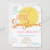 Notre Petite Invitation Anniversaire Sunshine (Devant)