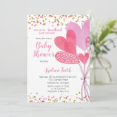 Notre petite invitation au baby shower amoureux (Debout devant)