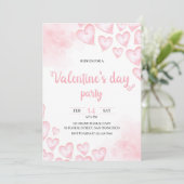 Notre petite invitation Baby shower amoureuse (Debout devant)