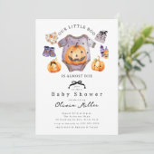 Notre Petite Invitation Baby shower Boo (Debout devant)