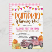 Notre Petite Invitation Citrouille (Devant / Derrière)