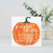 Notre Petite Invitation Citrouille (Debout devant)