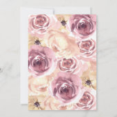 Notre Petite Invitation Citrouille Anniversaire Ro (Dos)