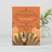 Notre petite invitation d'anniversaire de (Debout devant)