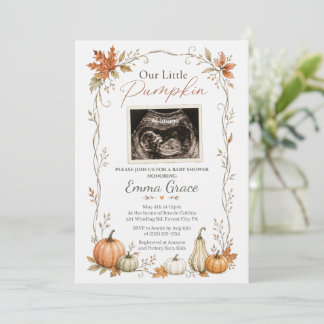 Notre petite invitation de baby shower pour l'écho