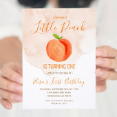 Notre Petite Pêche Douce Invitation Anniversaire