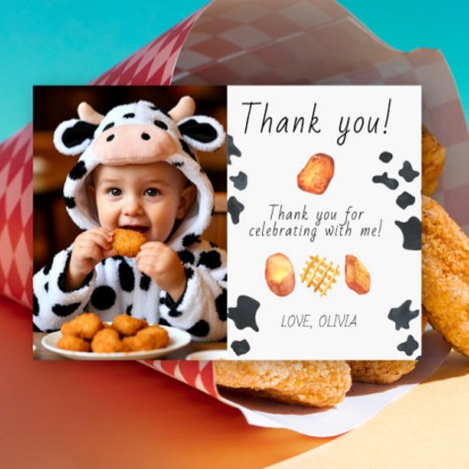 Notre petite pépite de fête d'anniversaire Merci