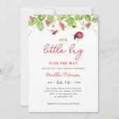 Notre Petite Petite Fille Baby shower Invitation (Devant)