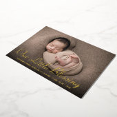 Notre Petite Photo Bébé Faire-part (Rotation)