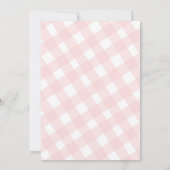 Notre petite pomme première invitation anniversair (Dos)