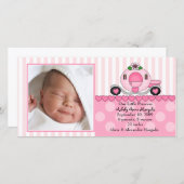 Notre petite princesse Faire-part de naissance PHO (Devant / Derrière)