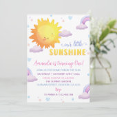 Notre Petite Sunshine Rainbow Invitation Anniversa (Debout devant)