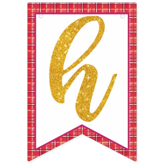 Notre petite Turquie (fille) Bannière de Bunting A (Deuxième drapeau)