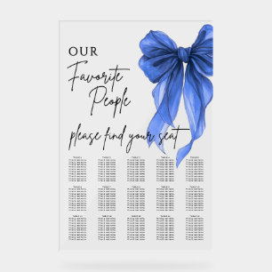 Notre plan de table de mariage préféré avec les no