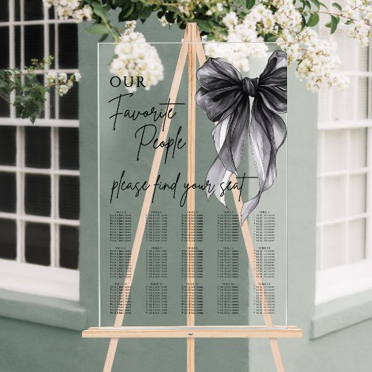 Notre plan de table de mariage préféré pour les pe