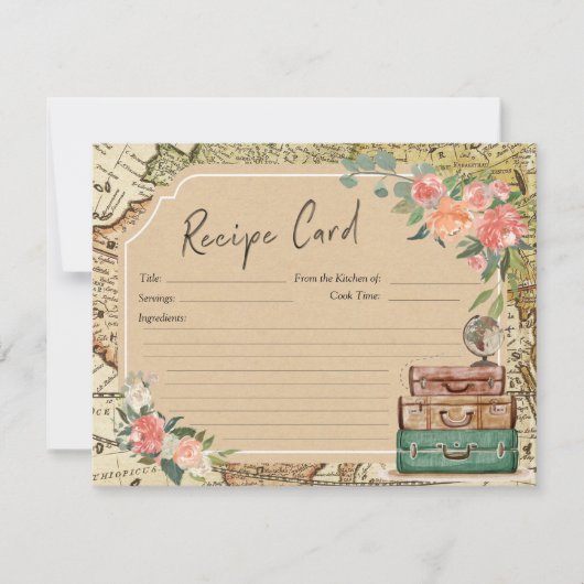 Notre plus grande carte de recettes d'aventure (Devant)