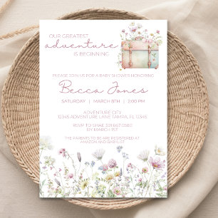 Notre plus grande invitation Baby shower aventure