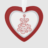 Notre premier arbre de Noël Red Swirl (dos)