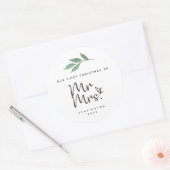 Notre premier autocollant de Noël Marié (Enveloppe)