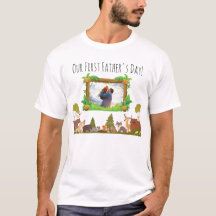 Notre premier bébé T-Shirt pour la fête des pères