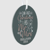 Notre premier cadeau de Noël M. et Mme Mariage (devant)