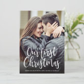 Notre premier Carte photo de Noël (Debout devant)