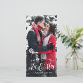 Notre premier carte photo de vacances de Noël nouv (Debout devant)