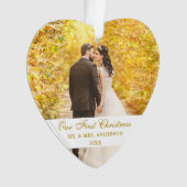 Notre premier coeur photo Mariage de Noël (devant)