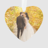 Notre premier coeur photo Mariage de Noël (dos)