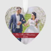 Notre premier Coeur photo Mariage de Noël (devant)