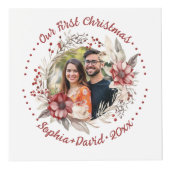 Notre premier cube de photos de mariage florales d (Droite)