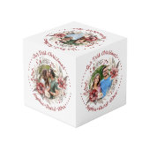 Notre premier cube de photos de mariage florales d (Angle arrière)