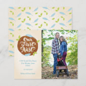 Notre premier Faire-part de déménagement du nid (Devant / Derrière)