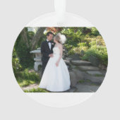 Notre premier Mariage de Noël Photo Élégant Script (dos)