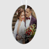 Notre Premier Noël Comme M. Et Mme Silver Foil Pol (devant)