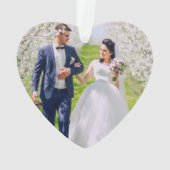 Notre premier Noël comme photo de M. et de Mme (dos)