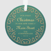 Notre premier Noël dans notre nouvelle maison Faux (dos)