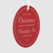 Notre premier Noël dans notre nouvelle maison Simp (devant)