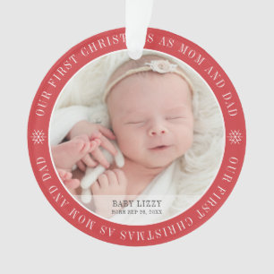 Notre Premier Noël En Deux Photos : Maman Et Papa